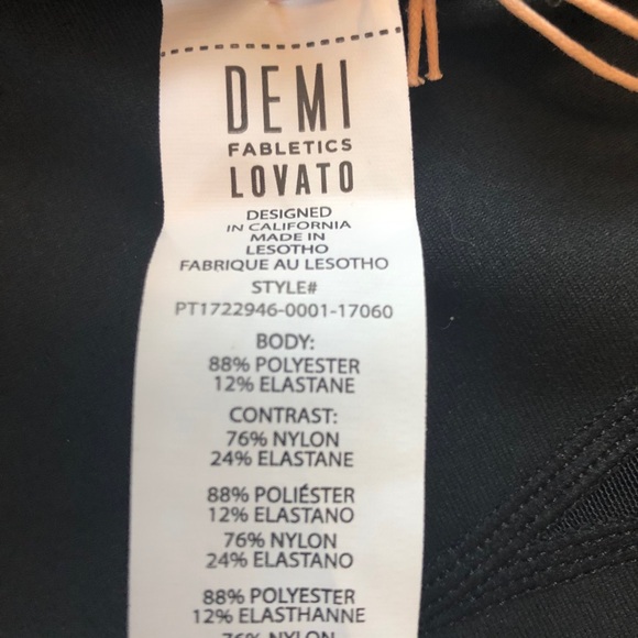 Fabletics Demi Lovato Black Martina Leggings - Picture 7 of 8